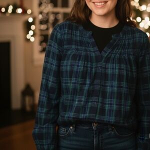 St John's Bay Plaid Shirt Size L